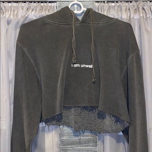 Call Her Daddy “Unwell” Sweatshirt (hand cropped)